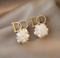 Luxe Pearl Bloom Designer Earrings